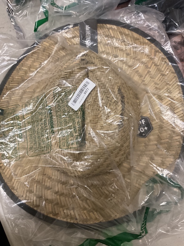Photo 1 of Hemlock Straw Hat - Solid Black XL