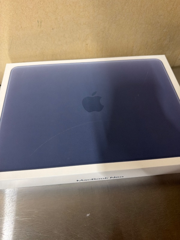 Photo 1 of Apple 2026 MacBook Neo 13-inch Laptop with A18 Pro chip: Built for AI and Apple Intelligence, Liquid Retina Display, 8GB Unified Memory, 512GB SSD Storage, 1080p FaceTime HD Camera, Touch ID; Indigo