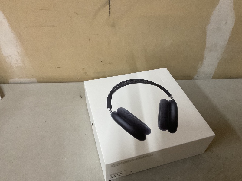 Photo 1 of Apple AirPods Max Wireless Over-Ear Headphones, Pro-Level Active Noise Cancellation, Transparency Mode, Personalized Spatial Audio, USB-C Charging, Bluetooth Headphones for iPhone - Midnight