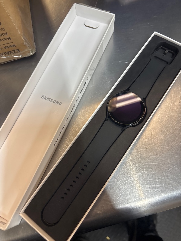 View 3 of Samsung Galaxy Watch 4 44mm Smartwatch - Black