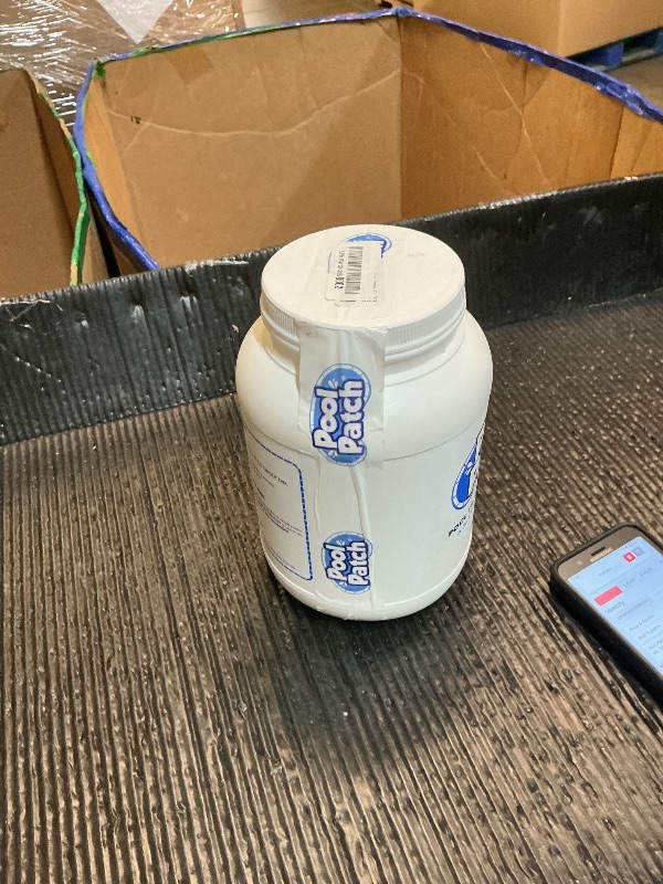 Photo 1 of Pool Patch White Pool Tile Grout Repair Kit, 10lb