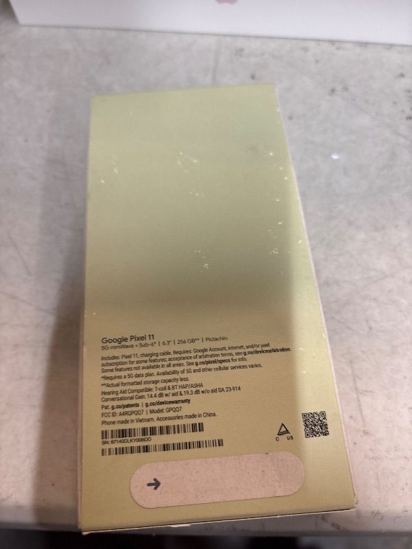 View 3 of Google Pixel 11 - Unlocked Smartphone, Gemini - 256 GB - Pistachio