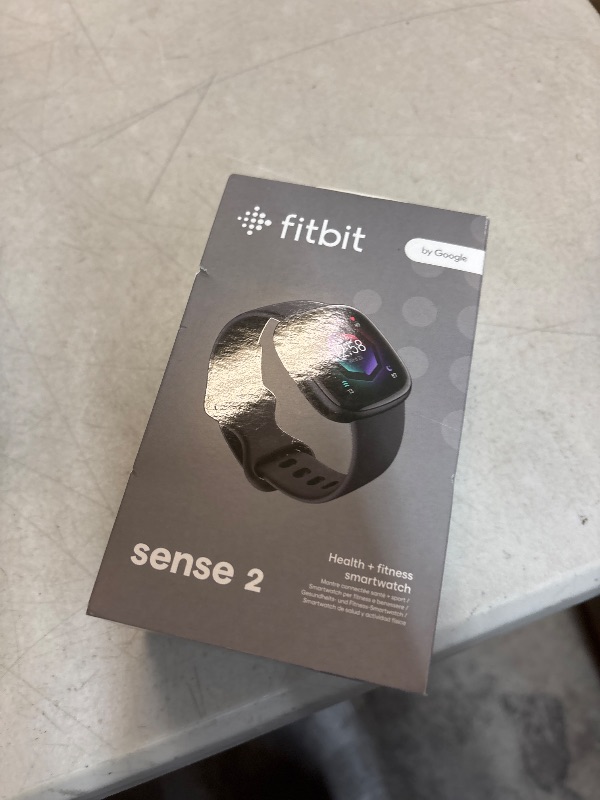 Photo 1 of Fitbit Sense 2 Health and Fitness Smartwatch - Shadow Grey/Graphite