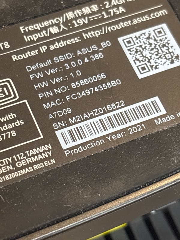 Photo 1 of ASUS ZenWiFi AX WiFi 6 Mesh System (2-Pack)