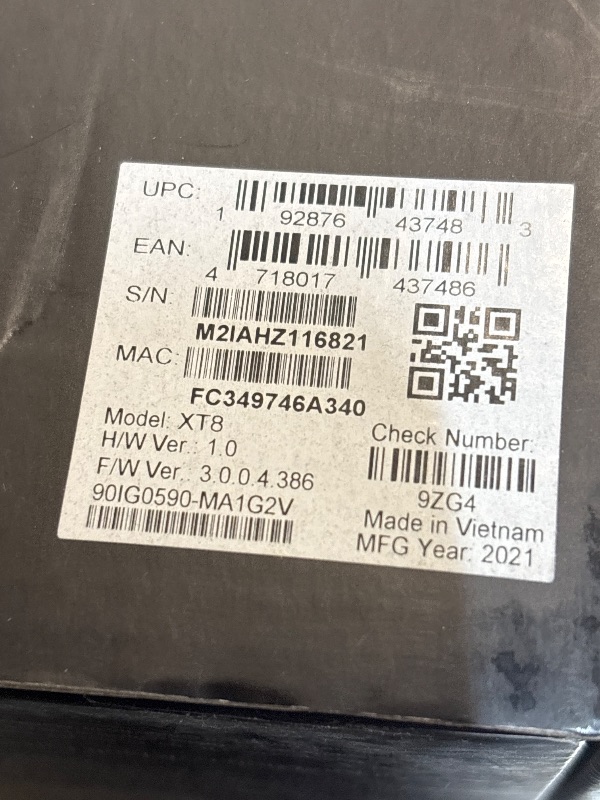 Photo 1 of ASUS ZenWiFi AX WiFi 6 Mesh System (2-Pack)