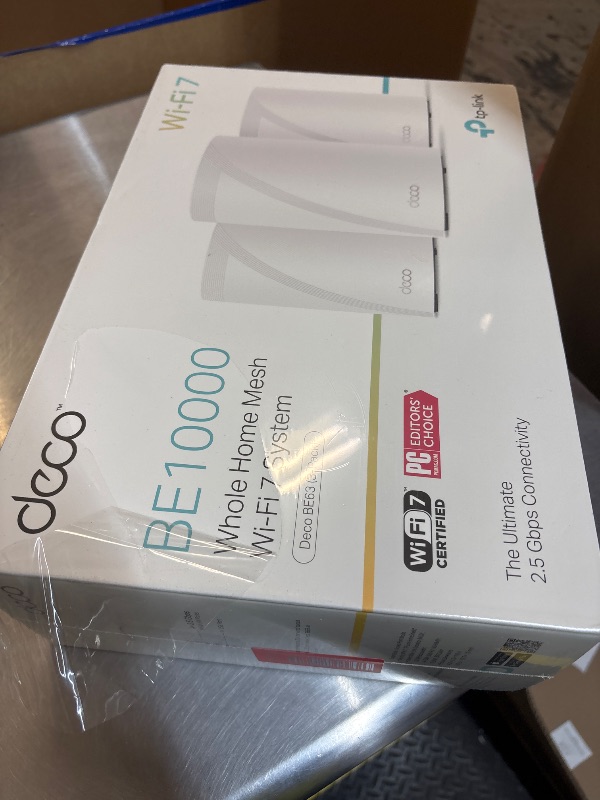 Photo 1 of Deco 7 Pro Tri-Band WiFi 7 BE10000 Whole Home Mesh System 6-Stream 10 Gbps