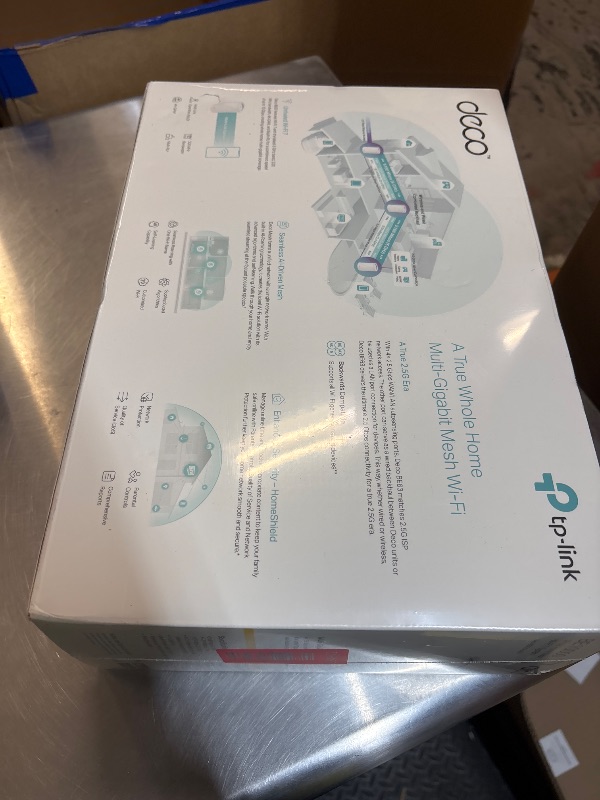 Photo 1 of Deco 7 Pro Tri-Band WiFi 7 BE10000 Whole Home Mesh System 6-Stream 10 Gbps