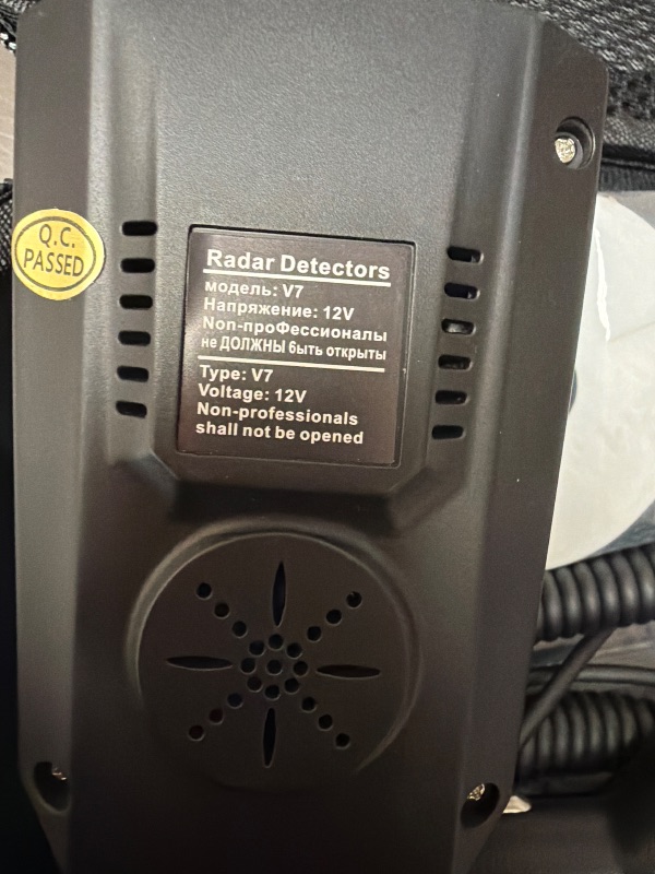 View 4 of KF Premium Car Radar 16 Band V7 GPS Speed Safe Detector - Stay Informed on The Road with Advanced 360° Laser Detection, Voice Alerts, and GPS Accuracy for Comprehensive Road Safety Awareness