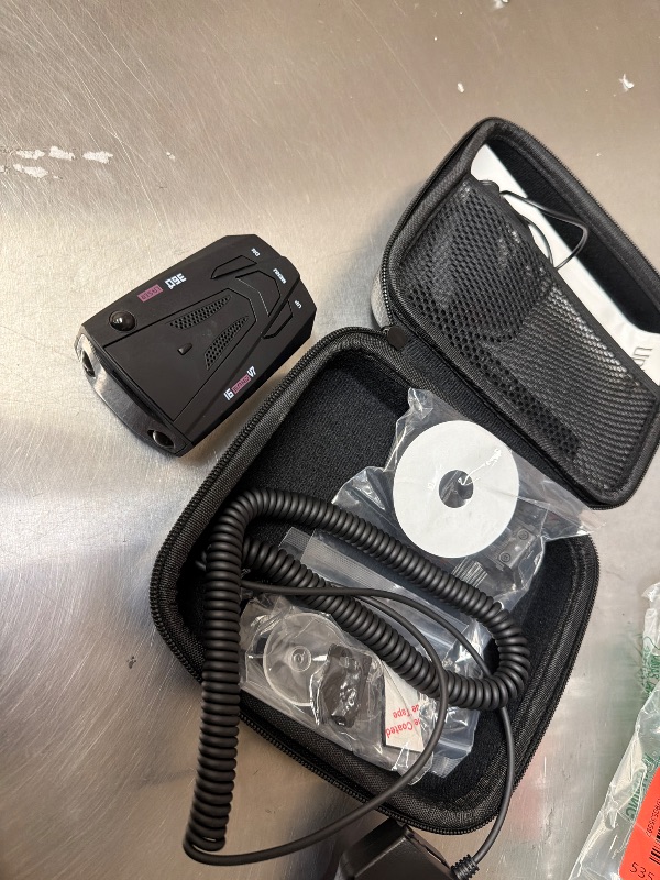 View 3 of KF Premium Car Radar 16 Band V7 GPS Speed Safe Detector - Stay Informed on The Road with Advanced 360° Laser Detection, Voice Alerts, and GPS Accuracy for Comprehensive Road Safety Awareness