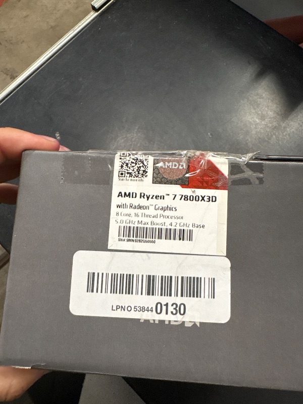 View 3 of AMD Ryzen 7 7800X3D 8-Core Desktop Processor