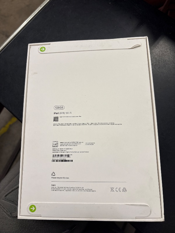 View 2 of Apple iPad 11-inch: A16 chip, 11-inch Model, Liquid Retina Display, 128GB, Wi-Fi 6, 12MP Front/12MP Back Camera, Touch ID, All-Day Battery Life — Silver