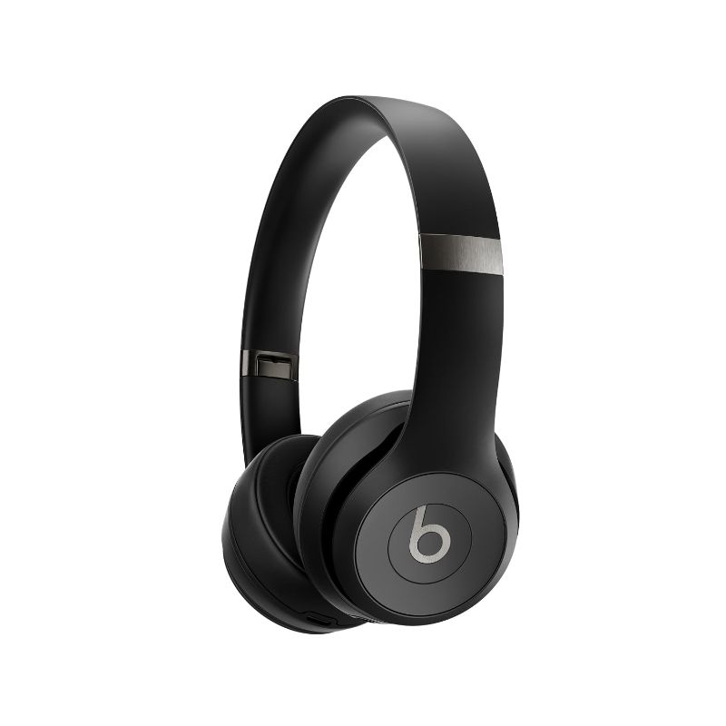 View 1 of **FACTORY SEALED** Beats Solo 4 - Wireless On-Ear Bluetooth Headphones, Up to 50-Hour Battery Life, Ultra-Lightweight Comfort, Powerful and Balanced Sound, Apple & Android Compatible - Matte Black