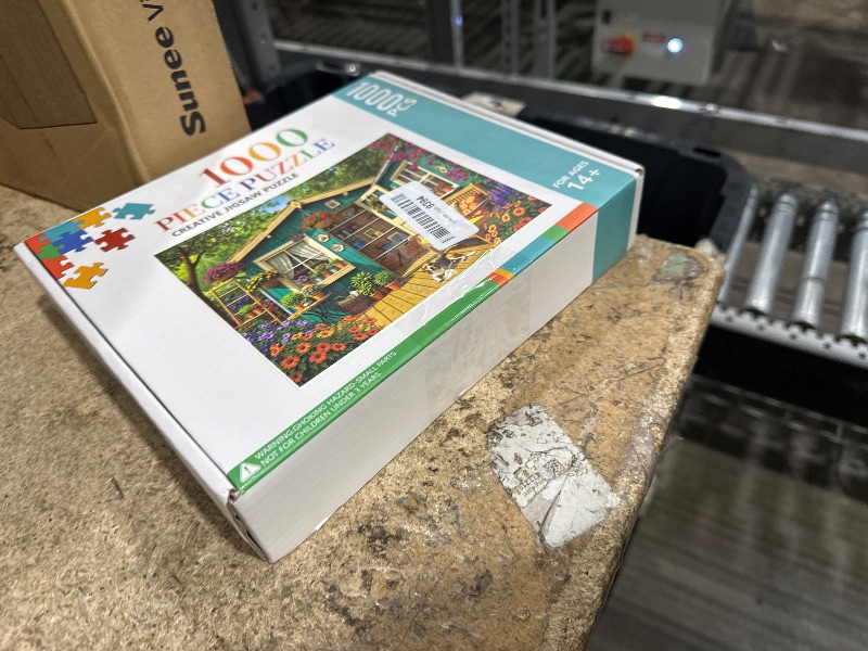 View 2 of ?Artipuz Jigsaw Puzzles for Adults 1000 Pieces - Countryside Flower House