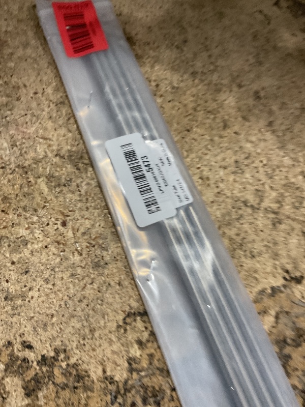 View 2 of 1/4 Inch (6.3mm) OD Round Metal Pipe, 304 Stainless Steel Tubing, 12" Length Weldable Industrial Straight Tube, 4 PCS