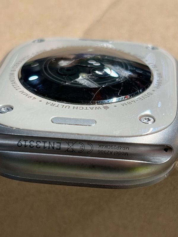 View 4 of ***BROKEN BACK-GLASS**UNABLE TO TEST**MISSING CHARGER***


Apple Watch Ultra 2 Smartwatch 49mm Blue Ocean Band
