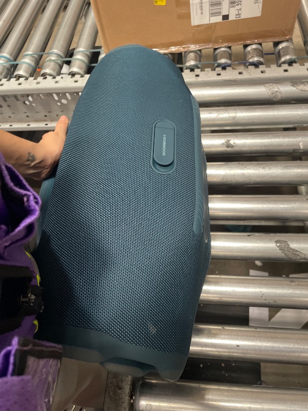 View 5 of *** PARTS ONLY *** JBL Boombox 4 Portable Bluetooth Speaker, Waterproof, Deep Bass - Blue