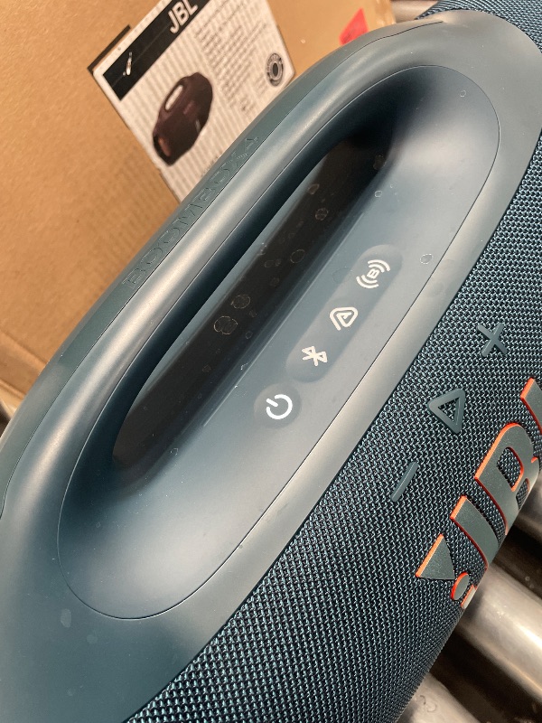 View 3 of *** PARTS ONLY *** JBL Boombox 4 Portable Bluetooth Speaker, Waterproof, Deep Bass - Blue