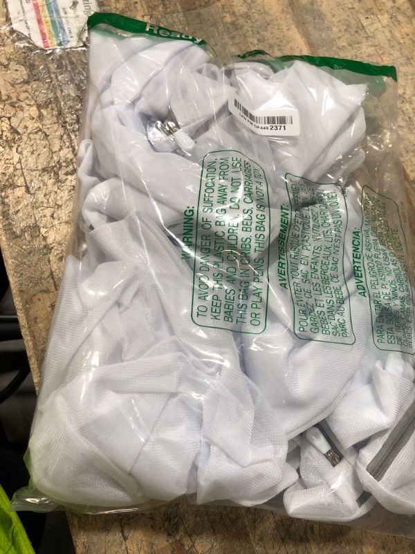 View 2 of 10 Pack Mesh Laundry Bags for Delicates with Non Rust Zipper- MDSXO White Laundry Bags Mesh Wash Bags, Easy Fit Bra, Sock,Lingerie,Sneaker,Baby Laundry for Washing Machine Travel Storage[1XL/3L/3M/3S]