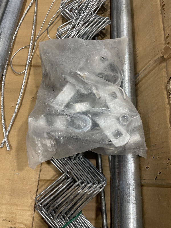 View 2 of 6ft adjustable chain link fence gate kit for 26-72 in openings