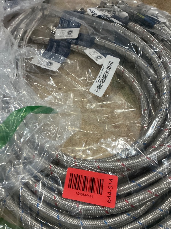 View 2 of [10-Pack] PLUMBINGMASTER Faucet Hose,Faucet Supply Lines (3/8" Comp x 1/2" FIP), Certified Safe Supply Lines for Bathroom Faucet (16 inch)