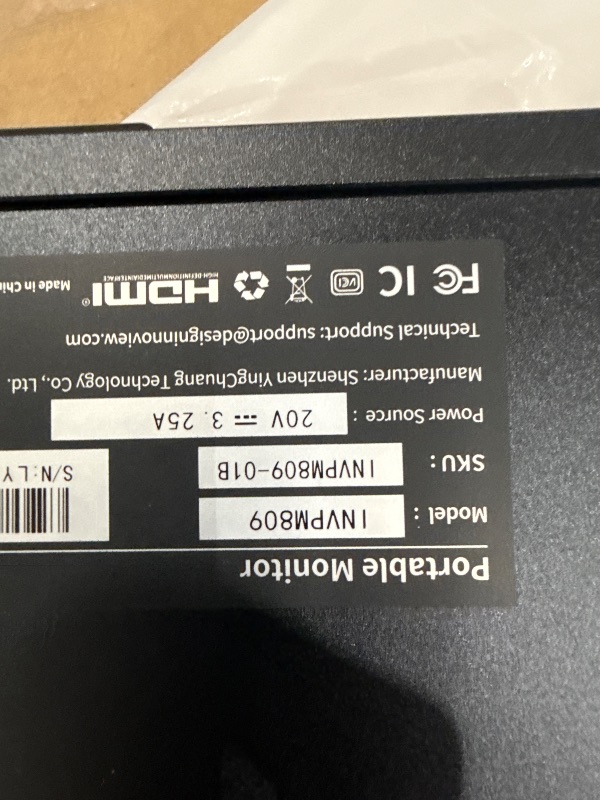 View 2 of ****Parts Only**** InnoView 18.5" 2K Portable Dual Monitor
