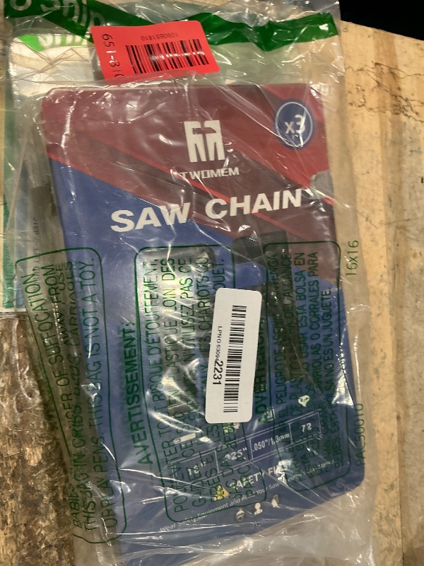 View 2 of 18 Inch Chainsaw Chain, 3 Pack, 72 Drive Links .325" Pitch .050" Gauge