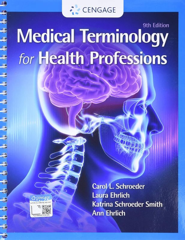 View 1 of Medical Terminology for Health Professions, Spiral bound Version (MindTap Course List)