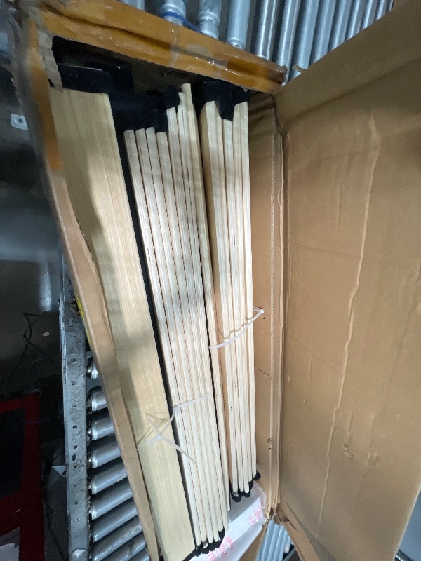 View 3 of 2 Inch California King Sag-Proof Wooden Slats Box Spring with Round Corners