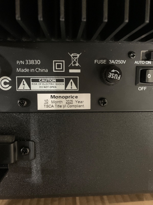 View 4 of **PARTS ONLY** Monoprice SSW-10 Slim 10-Inch 150W Powered Subwoofer