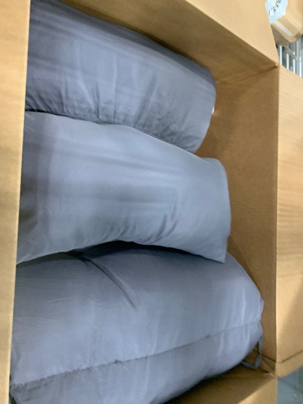 View 3 of 2 Pack 76 x 22 x 4.7" Waterproof Chaise Lounge Chair Cushion Outdoor Gray