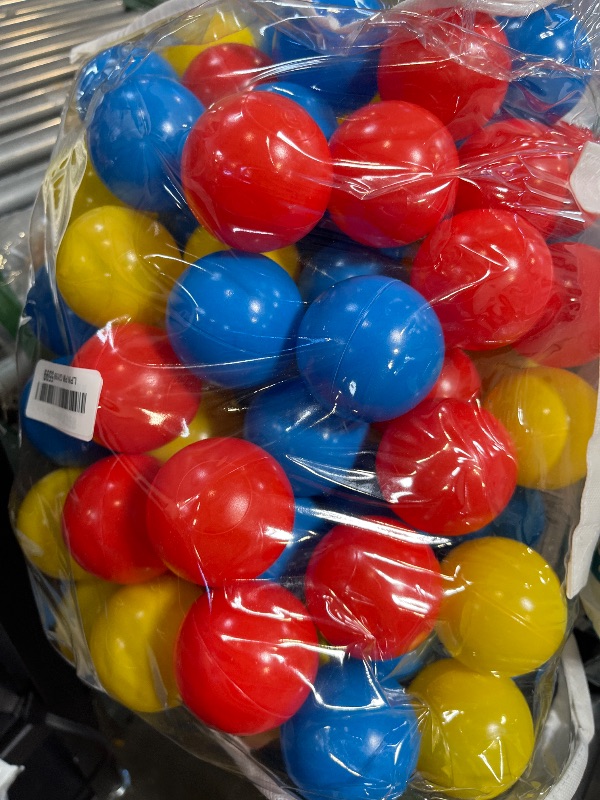 Photo 1 of Hovenlay 100 Ball Pit Balls - Red, Yellow, Blue