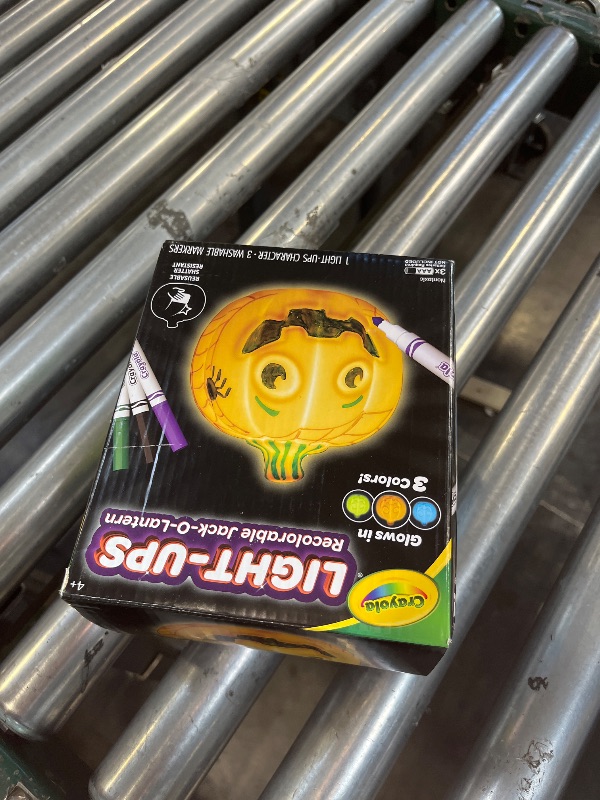 Photo 1 of Crayola Light-Ups Jack-O-Lantern Craft Kit