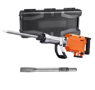 Photo 1 of VEVOR Demolition Jack Hammer Concrete Breaker 2200W Electric Hammer 2 Chisel Bits----USED AND RUSTED CLEANING NEEDED