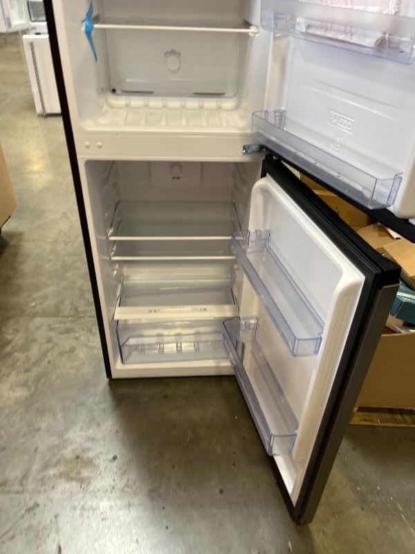 View 4 of 7.2 cu. ft. Top Freezer Refrigerator in Fingerprint Resistant Stainless Steel Look