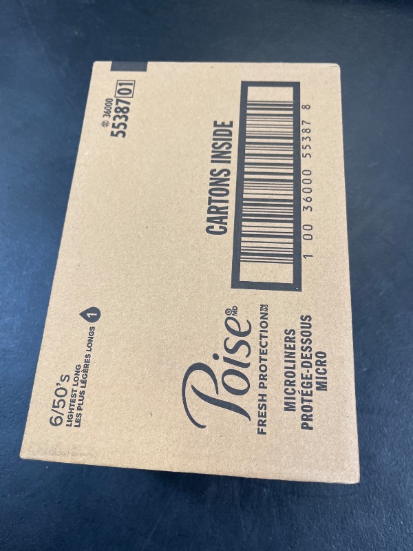 Photo 1 of Poise Daily Microliners, Light Absorbency, Long Length, 50 Count