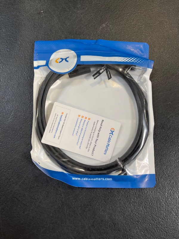Photo 1 of Cable Matters USB-C to DisplayPort 1.4 Cable, 6ft