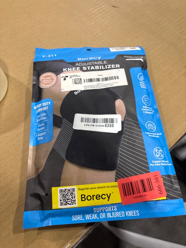 View 2 of Borecy Knee Brace - Medium, Black