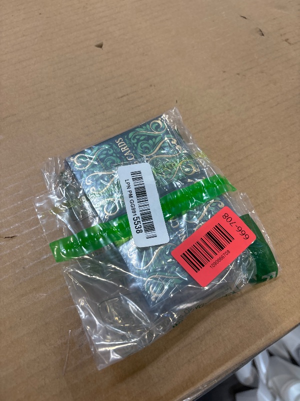 Photo 1 of Wkchxd Green Playing Cards (2 Pack)