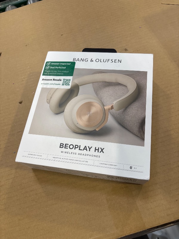 View 6 of Bang & Olufsen Beoplay HX ANC Over-Ear Headphones - Gold Tone
