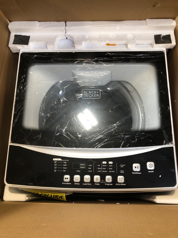 Photo 1 of BLACK+DECKER 1.7 Cu. Ft. Portable Washer