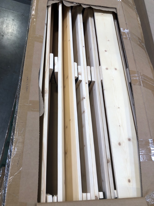 Photo 1 of LOBOTOU Foldable Floor Bed Frame for Japanese Futon Mattress King Size