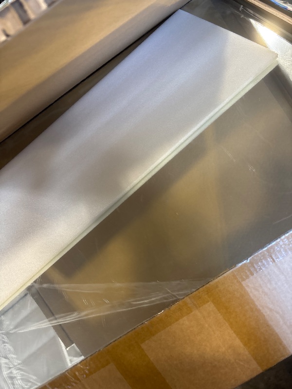 Photo 1 of GLSLAND Full Length Floor Mirror, 34x31 Black