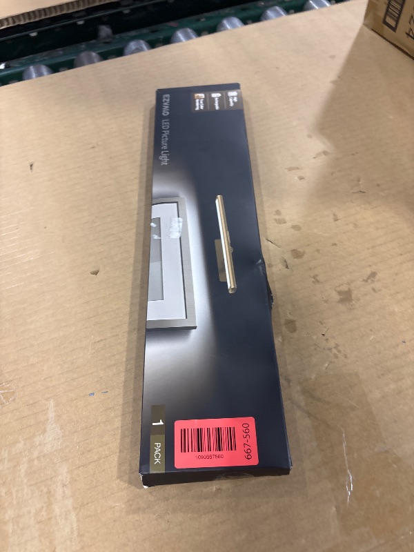 View 2 of EZVALO 16" Rechargeable LED Picture Light - Gold