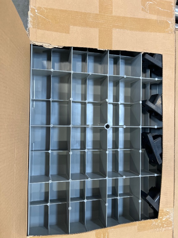 View 2 of VEVEVA Mini Split Pad 18" W x 38" L x 3" H Gray