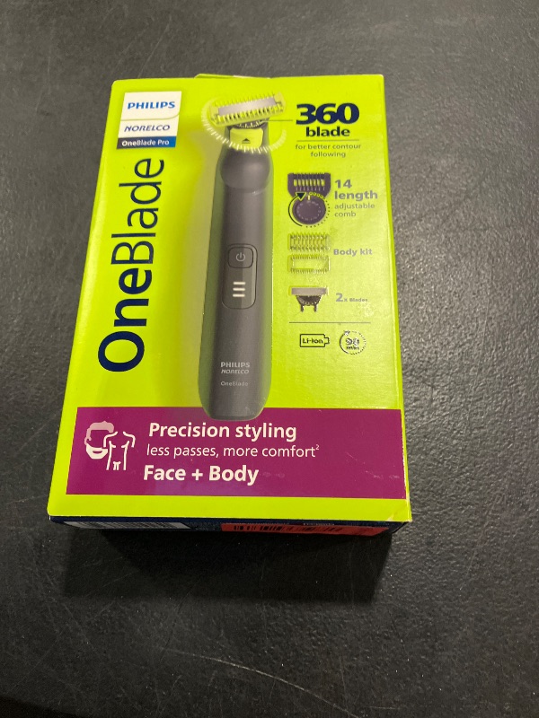 View 2 of Philips Norelco OneBlade Pro 360 Face + Body Trimmer and Shaver
