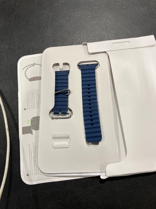 Photo 1 of Apple Watch Ocean Band (49mm) - Navy