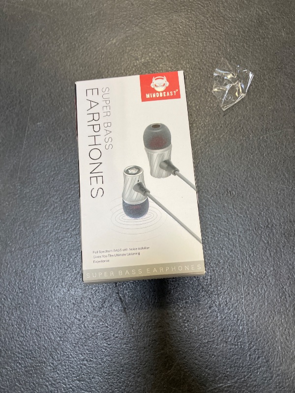 Photo 1 of MINDBEAST Wired Earbuds with Mic, Super Bass, Noise Cancelling