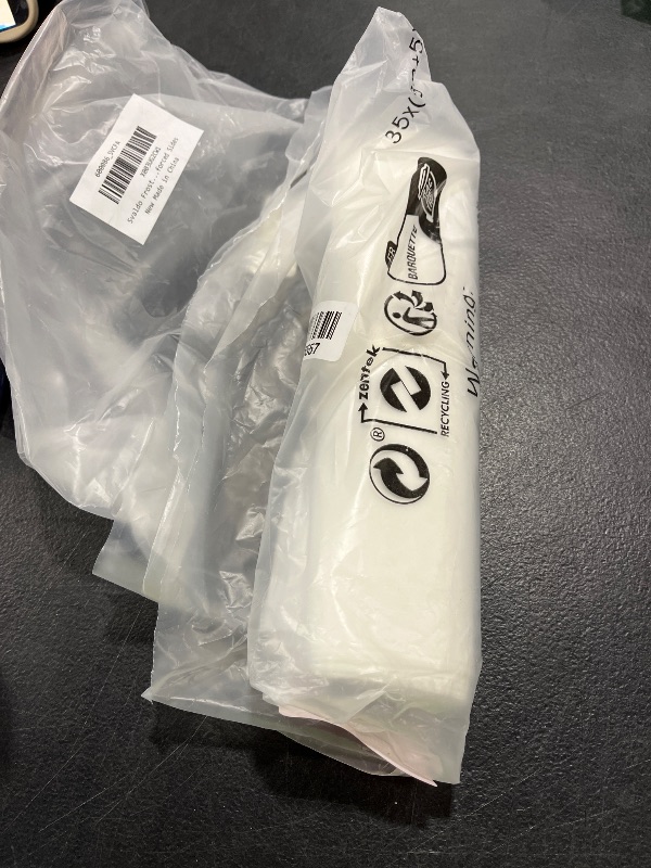 Photo 1 of Svaldo Frosted Zipper Bags - 25 Pack