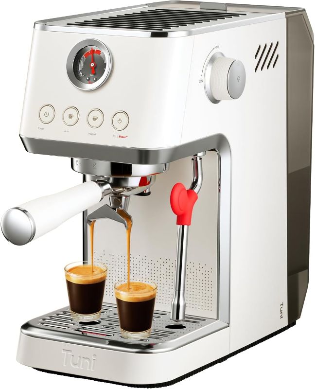 Photo 1 of Tuni E2 Gen3 Dual Boiler Espresso Machine with Super+ Steam Power, STAINLESS STEEL