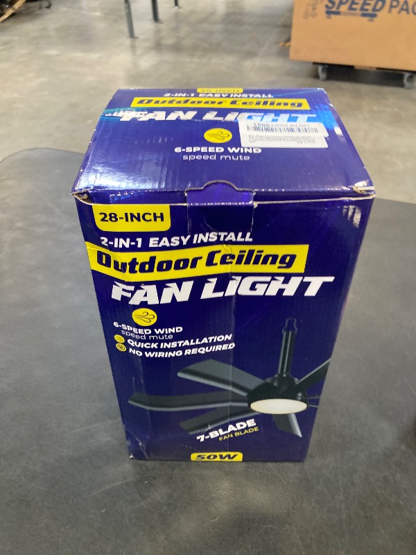 Photo 1 of NWOP 28 Inch Outdoor Ceiling Fan with Light